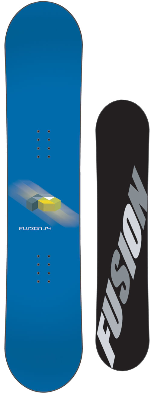 Fusion Logo 154cm Snowboard